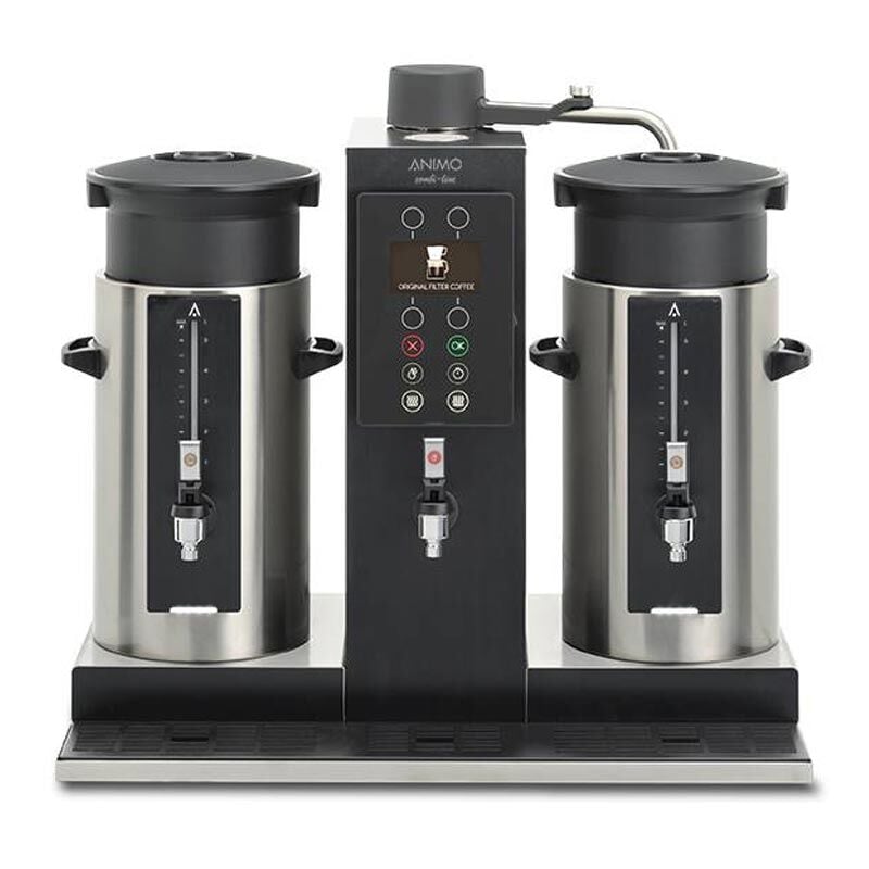 Animo ComBi-Line CB 2x5 W Silindirik Filtre Kahve Makinesi, 10 L, 1005394-CB 2x5 W