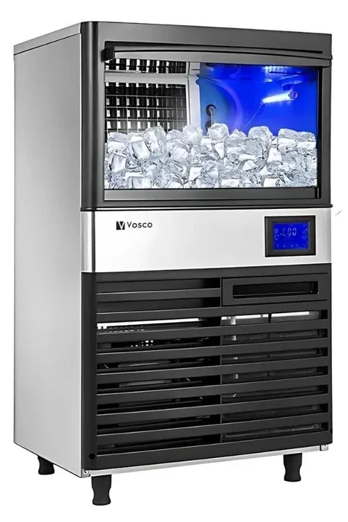 Vosco VSC-35C Buz Makinesi 35 Kg/Gün Küp Gurme Buz, Gri,40x51x75 cm, VSC-35C