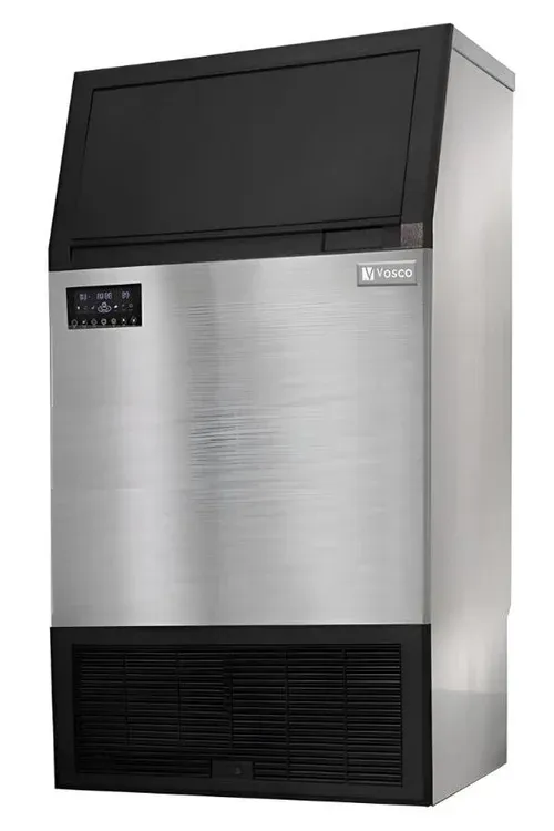 Vosco VSC-120T/C Hazneli Küp Buz Makinesi, 120 Kg/Gün , 67x65x121 cm, VSC-120T/C