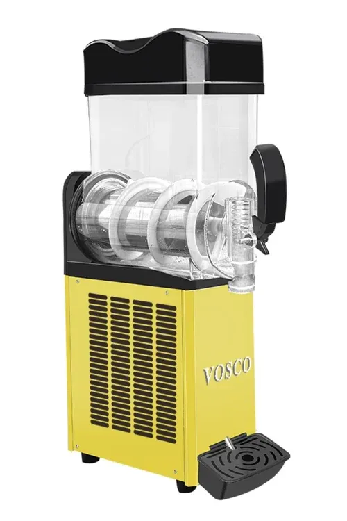 Vosco VXY-SJ15X1SR Tek Hazneli Ice Slush-Buzlaş Makinesi, 15 L, Sarı, VXY-SJ15X1SR