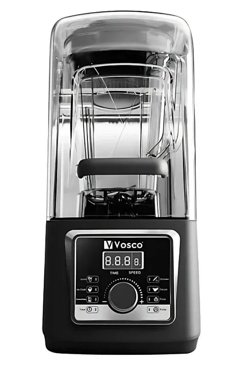 Vosco VHS-213 Pro Gürültü Önleyici Kapaklı Buz Kırıcılı Dijital Bar Blender, 4 L, 2200 W, VHS-213