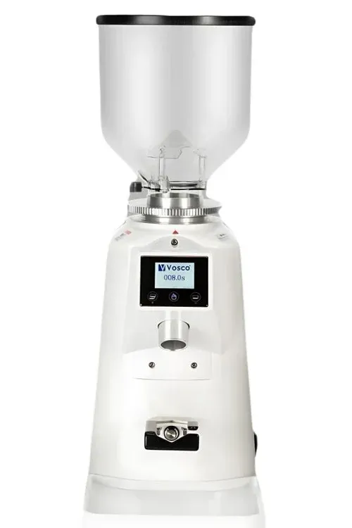 Vosco VKD-P50B Dozaj Ayarlı Tam Otomatik Kahve Değirmeni Touch ,Beyaz,VKD-P50B