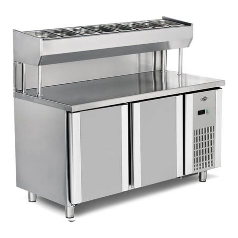 Empero Pizza ve Salata Buzdolabı 2 Kapılı , 150x80x85/135, EMP.150.80.01-PSY