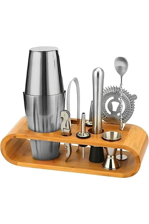 Vosco Kokteyl Boston Shaker Seti 10 Parça 750 ml, Paslanmaz Çelik, VSC-900B