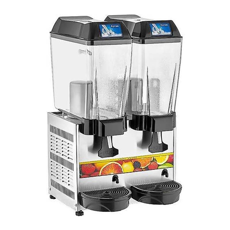Remta Ayran Soğutucu, 2 Hazneli, Ayran+Ayran,20+20 L, Gri, 44x48x75, ST14.GRI