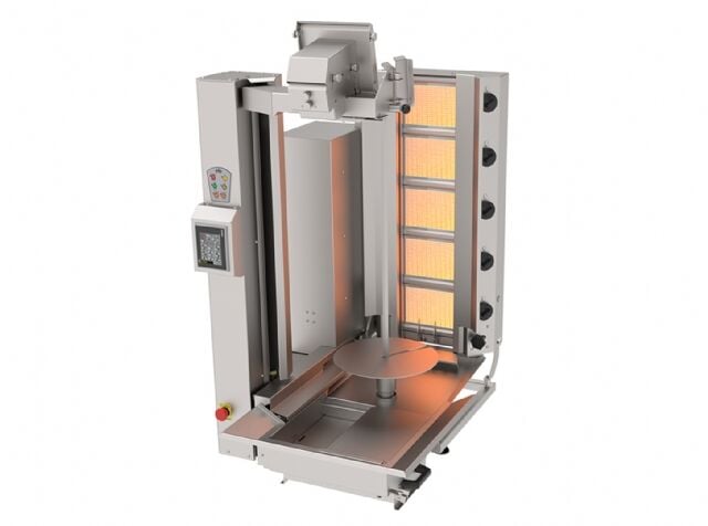 Atalay 5 Radyanlı Gazlı Döner Robotu, Geniş Kesim, Compact, ADR-C1-5G GK