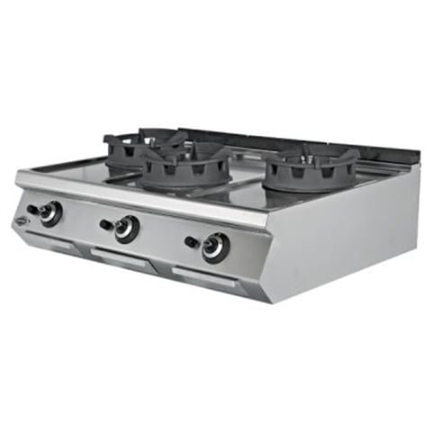 Empero Gazlı Wok Ocağı 3 Brulörlü, 120x73x30, EMP.PLS.7WK030