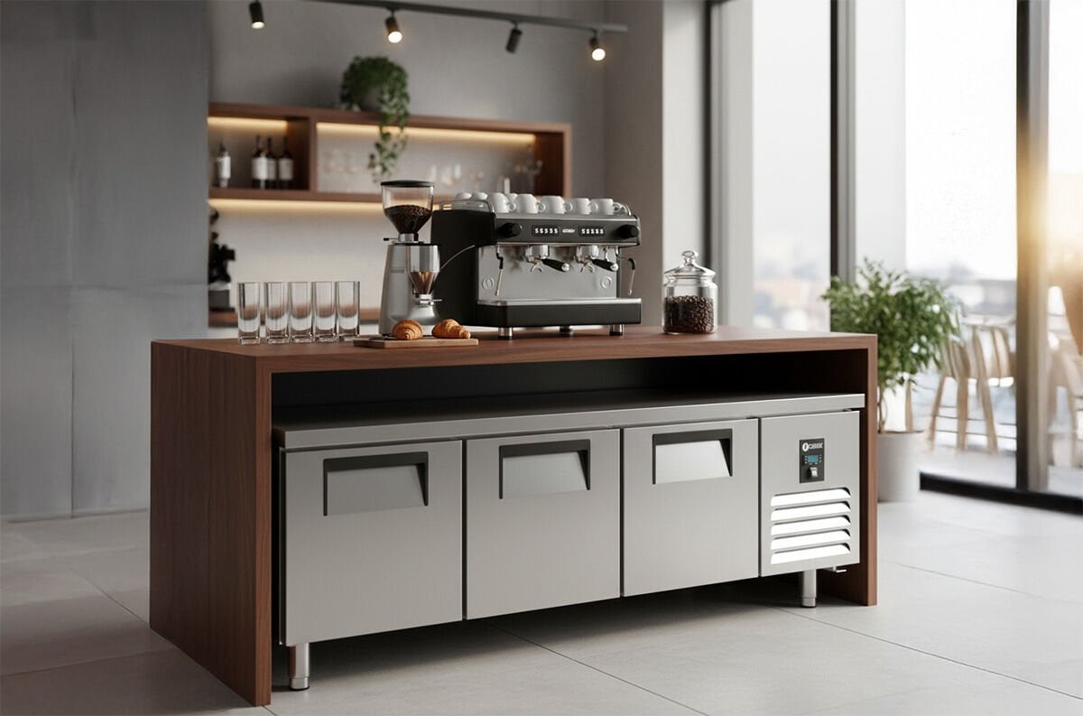 Tezgah Altı Buzdolabı Nedir? Kafe ve Barlar İçin Avantajları