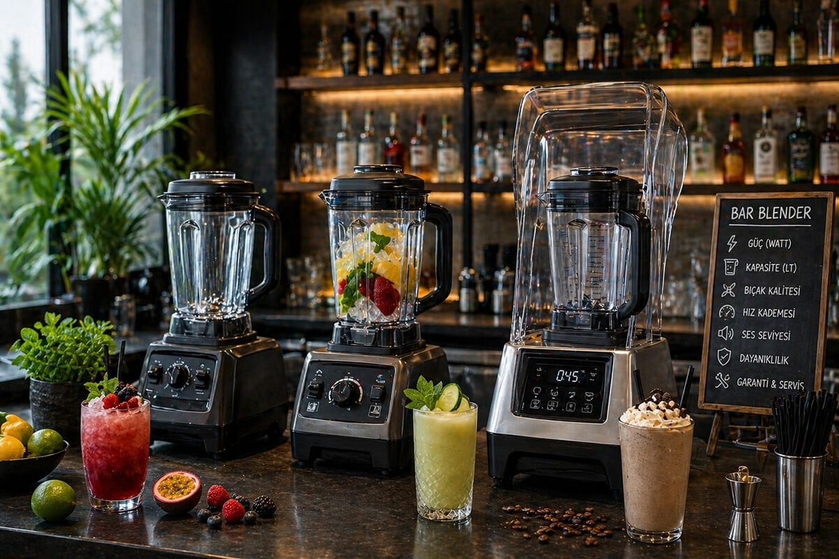 Bar Blender Seçimi: İşletmelere Uygun Modeller Nasıl Belirlenir?