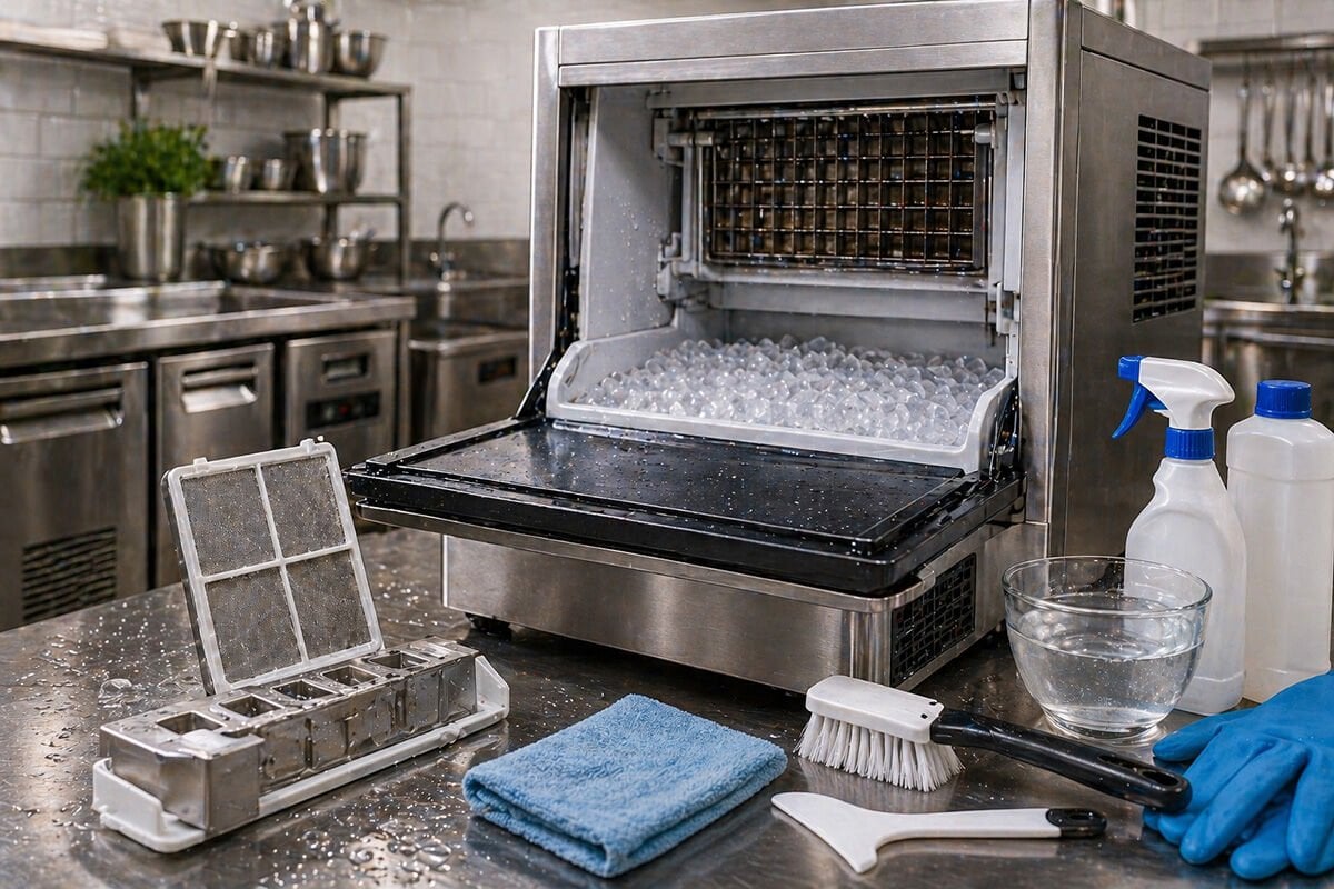 Buz Makinesi Bakımı: Düzenli Temizlik Nasıl Yapılır?