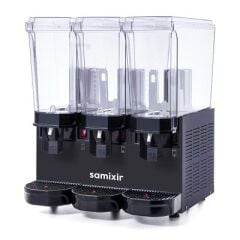 Samixir Klasik Triple Soğuk İçecek Dispenseri, 20+20+20 L, Siyah, Fıskiyeli Karıştırıcılı ve Karıştırıcılı, 54x52x66 cm, 60.SMMB