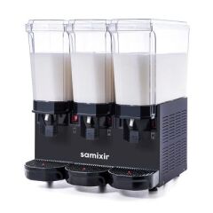Samixir Klasik Triple Soğuk İçecek Dispenseri, 20+20+20 L, Siyah, Karıştırıcılı , 54x52x66 cm, 60.MMMB