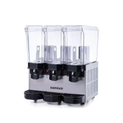 Samixir Klasik Triple Soğuk İçecek Dispenseri, 20+20+20 L, Inox, Karıştırıcılı , 54x52x66 cm, 60.MMMI