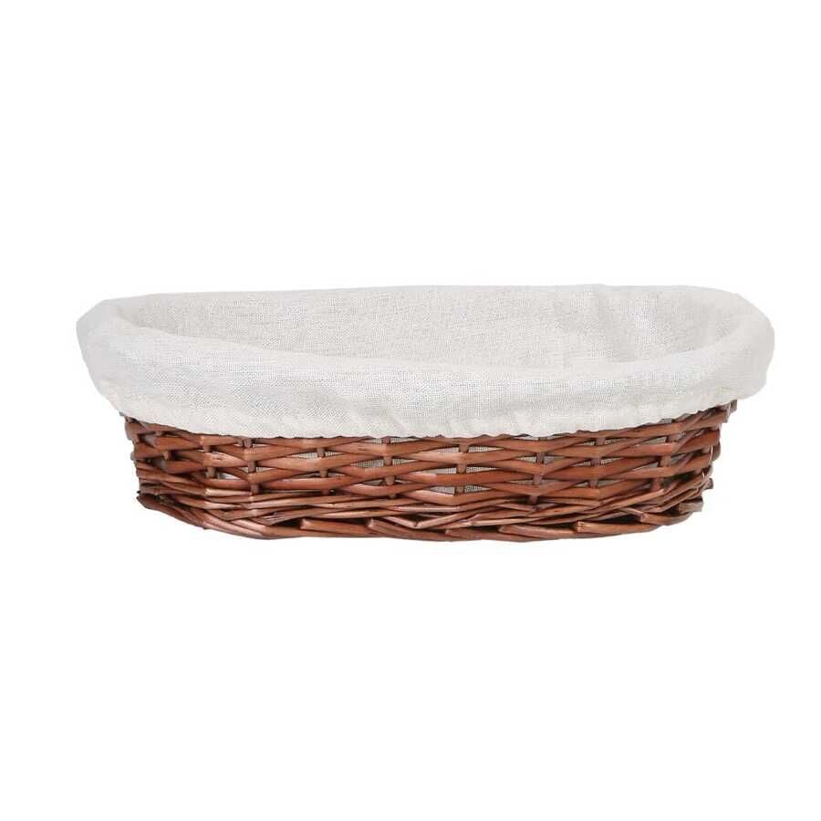 Epinox Hasır Bezli Oval Sepet 24 cm ES-2417R