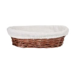 Epinox Hasır Bezli Oval Sepet 24 cm ES-2417R