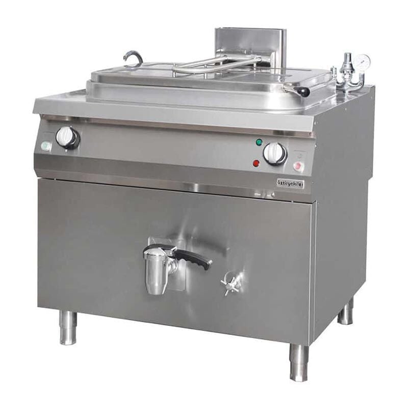 Öztiryakiler İndirekt Kaynatma Tenceresi Silindirik Kazanlı, 250 L, Gazlı, 7855.N1.10118.03