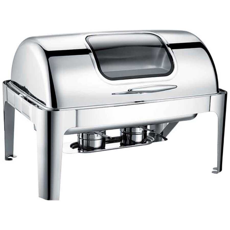 Epinox Chafing Dish Roll Top Camlı 9 L 1/1 CDR-9C