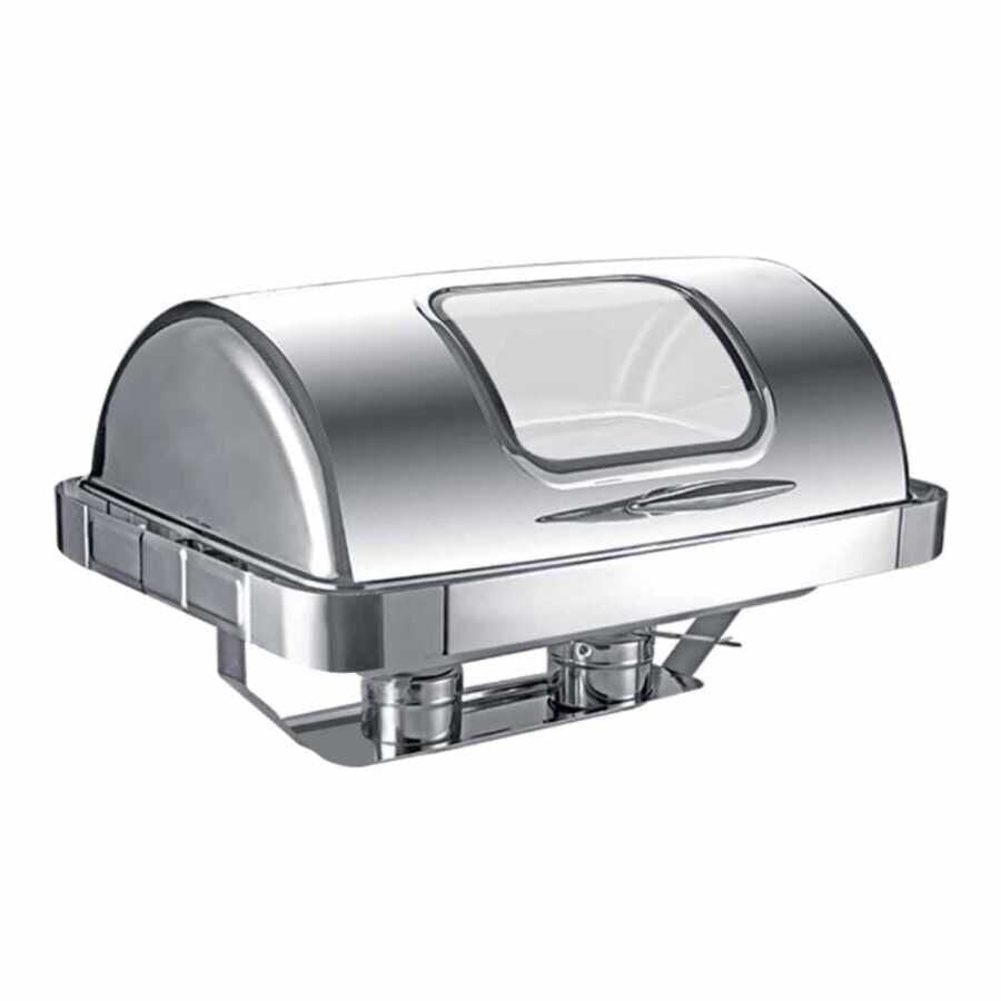 Epinox Chafing Dish Roll Top Gömme Camlı 9 L 1/1 CDG-9C