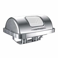 Epinox Chafing Dish Roll Top Gömme Camlı 9 L 1/1 CDG-9C