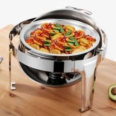 Epinox Chafing Dish Roll Top Yuvarlak 6 L 2/3 CDC-6