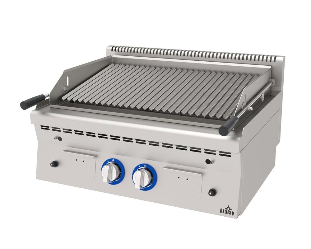 Atalay Setüstü Lavataşlı Gazlı Izgara, 80x60x30, E ALI 860