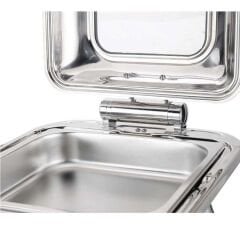 Epinox Chafing Dish Hidrolik Kapak 6 L 2/3 Gömme CDH-6G
