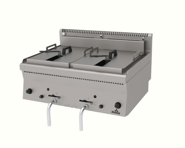 Atalay Setüstü Gazlı Fritöz, 80x60x30, E AGF 860