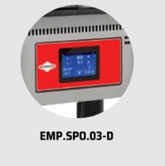 Empero Dijital Gazlı Sabit Tabanlı Pizza Fırını, 148x172x185, EMP.SPO.03-D