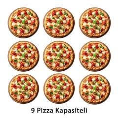 Empero Dijital Gazlı Sabit Tabanlı Pizza Fırını, 148x172x185, EMP.SPO.03-D
