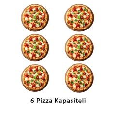 Empero Gazlı ve Odunlu Döner Tabanlı Pizza Fırını, 165x170x197, EMP.SPO.05