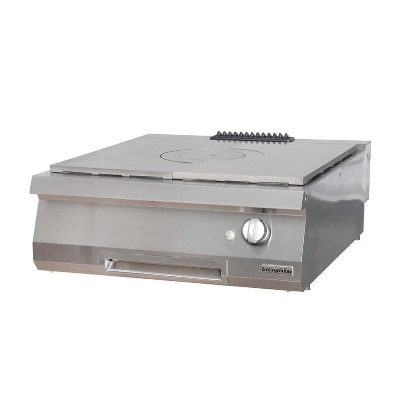 Öztiryakiler 700 Seri OSOG 4070 C Set Üstü Kapalı Döküm Ocak, 40x70x28 cm Gazlı, 7865.N1.40703.22
