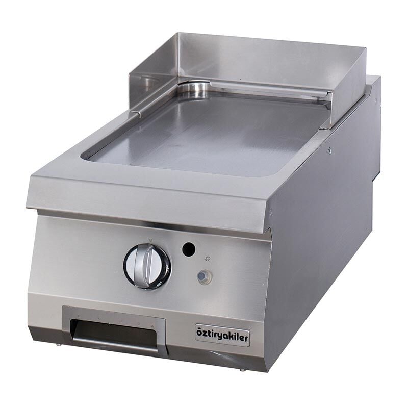 Öztiryakiler 700 Seri OGG 4070 Düz Grill Plate, 40x70x30 cm Sert Krom Kaplı Gazlı, 7864.N1.40703.06C