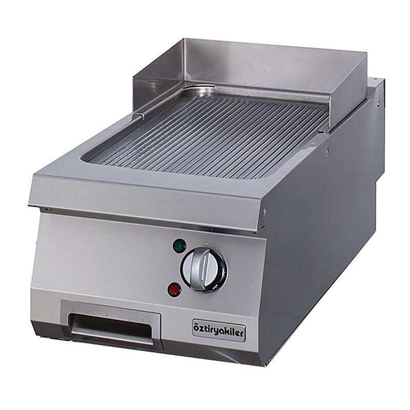 Öztiryakiler 700 Seri OGE 4070 N Oluklu Grill Plate, 40x70 cm Elektrikli, 7864.N1.40703.01