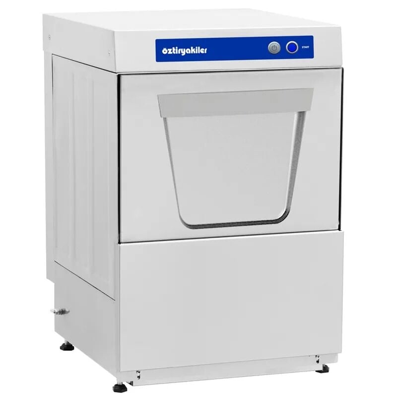 Öztiryakiler Bardak Yıkama Makinesi, OBY 500 35M PTD, 35x35 cm Sepetli, Parlatıcı, Deterjan, Tahliye Pompalı