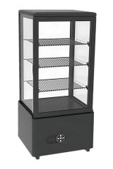 Vosco VFT-78L Dikey Soğutmalı Teşhir Dolabı, 78 L, Siyah, 45x41x97 cm, VFT-78L SİYAH
