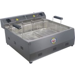 Üret Çelik 25 Litre Çift Sepetli Fritöz, FRT 9