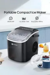 Vosco VHZB-12H Ekonomik Set Üstü Buz Makinesi, Parmak Buz, 12 Kg, ,22x29x29 cm, VHZB-12H