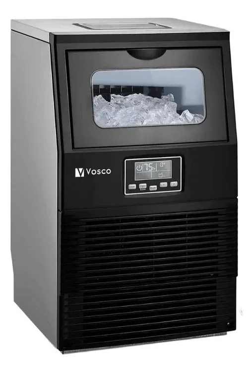 Vosco VSC-23C Buz Makinesi 23 Kg/Gün Küp Buz, 34x33x60 cm, Siyah, VSC-23C