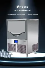 Vosco VSC-40C Buz Makinesi 40 Kg/Gün Küp Buz,50x58x80 cm, VSC-40C