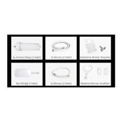 Vosco VSC-150C Hazneli Küp Buz Makinesi, 150 kg/gün , 76x60x60 cm, VSC-150C