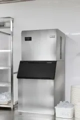 Vosco VSC-200C Hazneli Küp Buz Makinesi, 200 kg/gün, 76x78x140 cm, VSC-200C