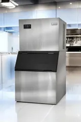 Vosco VSC-200C Hazneli Küp Buz Makinesi, 200 kg/gün, 76x78x140 cm, VSC-200C