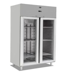 Empero Cam Kapı Dik Tip Buzdolabı Çift Kapılı, 140x80x205, EMP.140.80.03-CLS