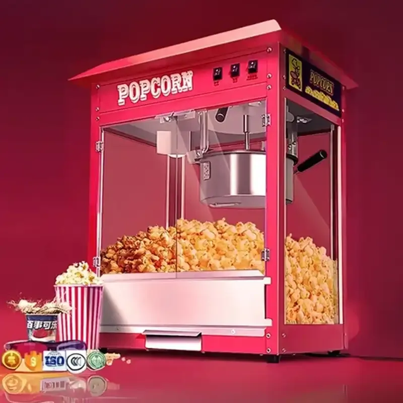 Vosco VZA-803 Otomatik Patlamış Mısır Makinesi, 300 gr Hazneli, VZA-803