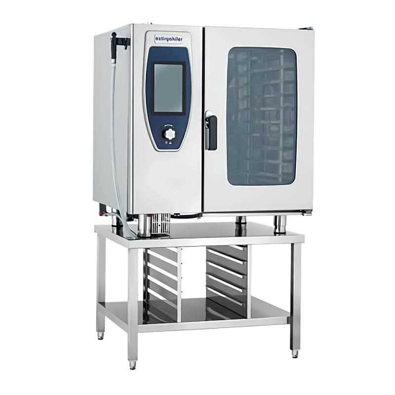Öztiryakiler Konveksiyonlu Kombi Fırın, GN 1/1x 10 Tepsi Kapasiteli, Elektrikli