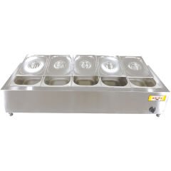 Üret Çelik 1/2 GN x 2 Set Üstü Benmari, BN 2