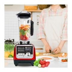 Vosco VHS-206C Pro Dijital Buz Kırıcı Bar Blender, 2 L, 2200 W, Kırmızı, VHS-206C KIRMIZI