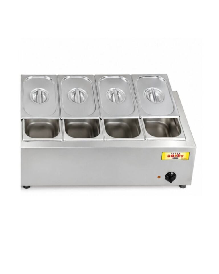 Üret Çelik 1/2 GN x 4 Set Üstü Benmari, BN 4
