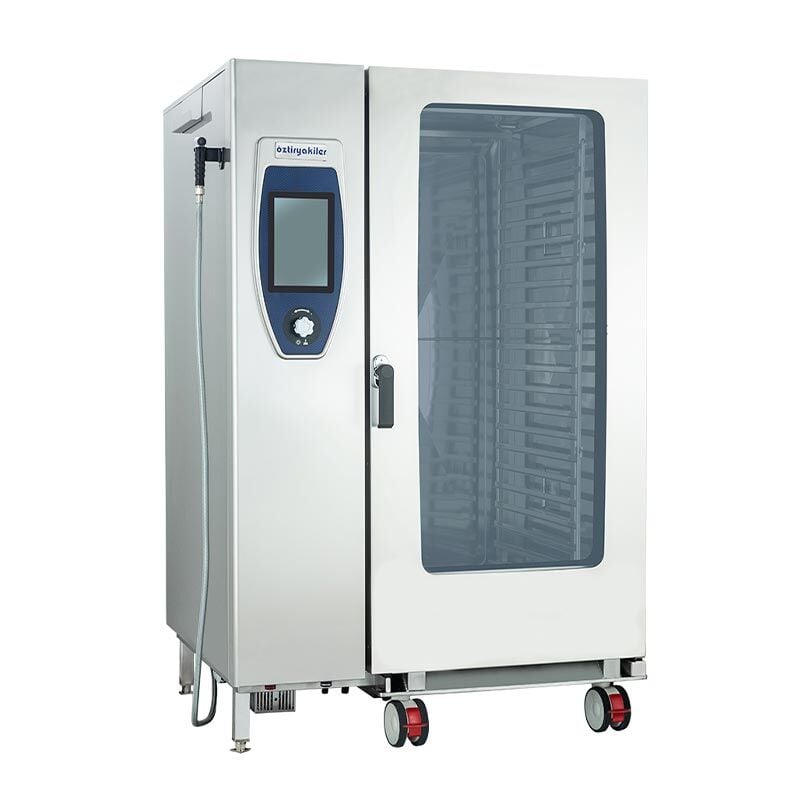 Öztiryakiler Konveksiyonlu Kombi Fırın, GN 1/1 40 Tepsi Kapasiteli, Gazlı, 7890.C1.20G21.03
