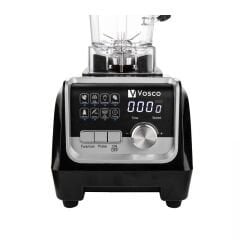 Vosco VHS-206C Pro Dijital Buz Kırıcı Bar Blender, 2 L, 2200 W, Siyah, VHS-206C SİYAH